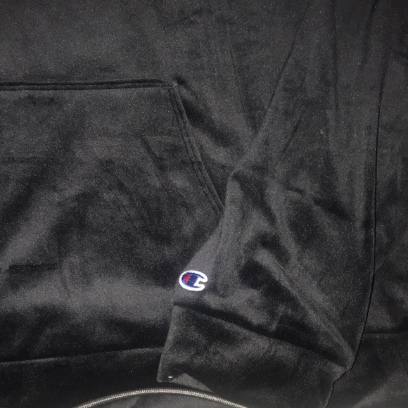 Champion velour hoodie - Picture 3 of 8